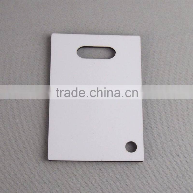 Megaphone Sublimation mdf blank luggage tag