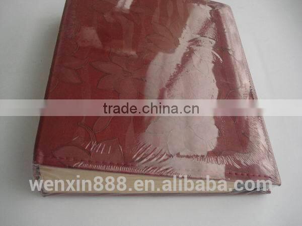 custom high quality fabric covered photo albums