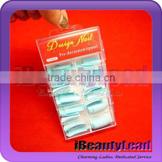 fashional 10 different size Design French nail tips