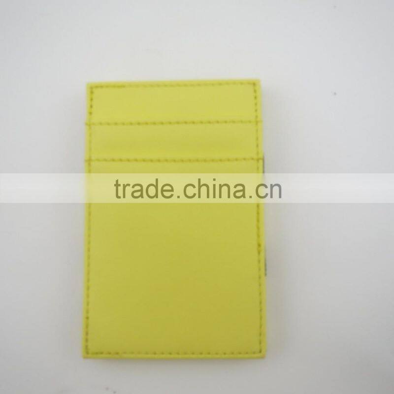 Plaro cheap leather id card case, leather playing card case