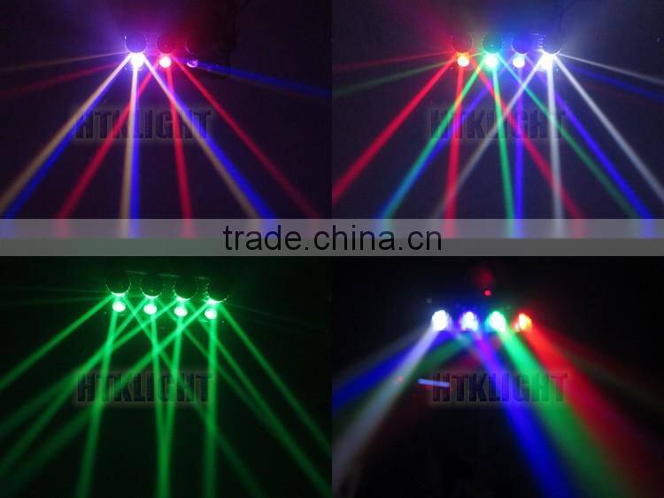 4 head 10W 4 in 1 rgbw scanner led effect light
