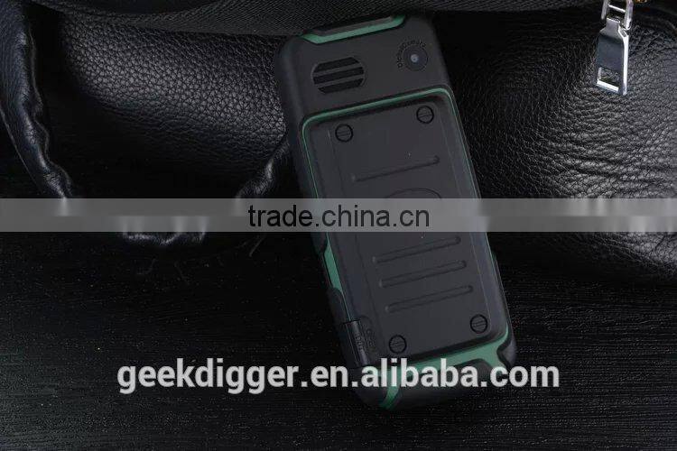 XP3500 Green Quad Band Unlocked Phone FM / MP3 / Dual SIM / Flashlight / Power Bank