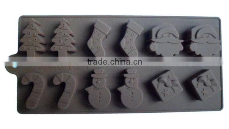 New Arrival Hot Silicone Chocolate Mould,Christmas Chocolate Mold