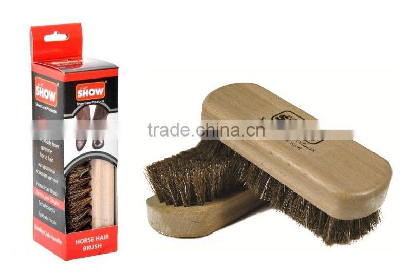 High Quality Shoe Brush 100% Horse Hair