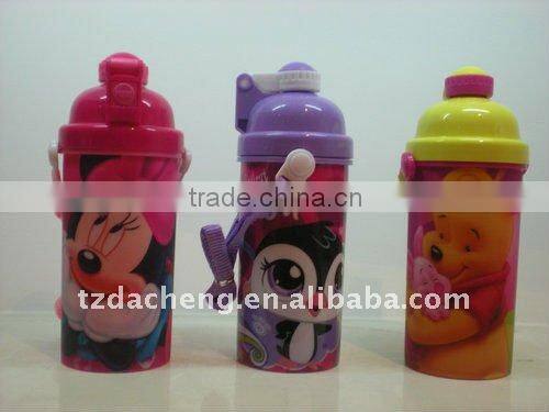 children drinking water bottle