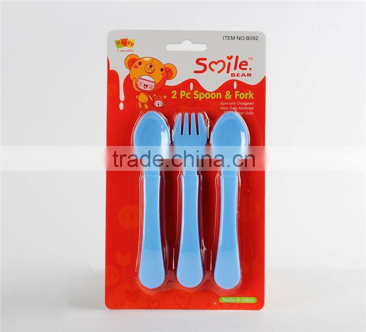 wholesale free sample baby spoon 2015 hot selling baby spoon and fork customized color stainless steel baby spoon