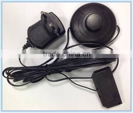 New !!! OEM/ODM 12v 0.5 A EU power supply with LED mini 6-way distributor and foot switch