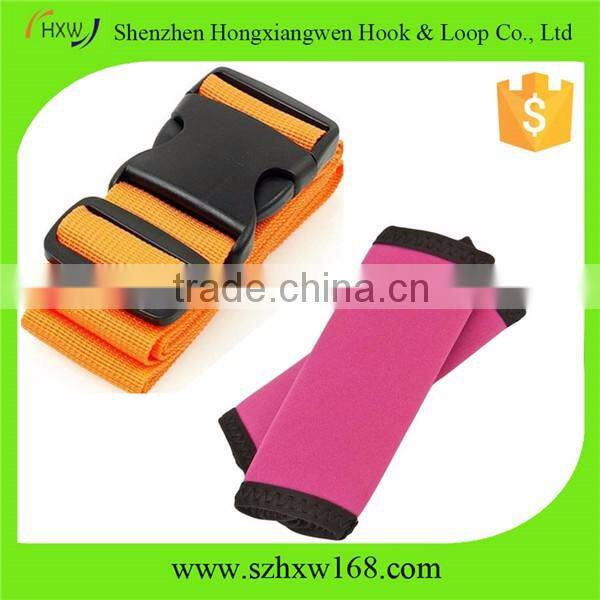 handle wrap and custom made luggage strap