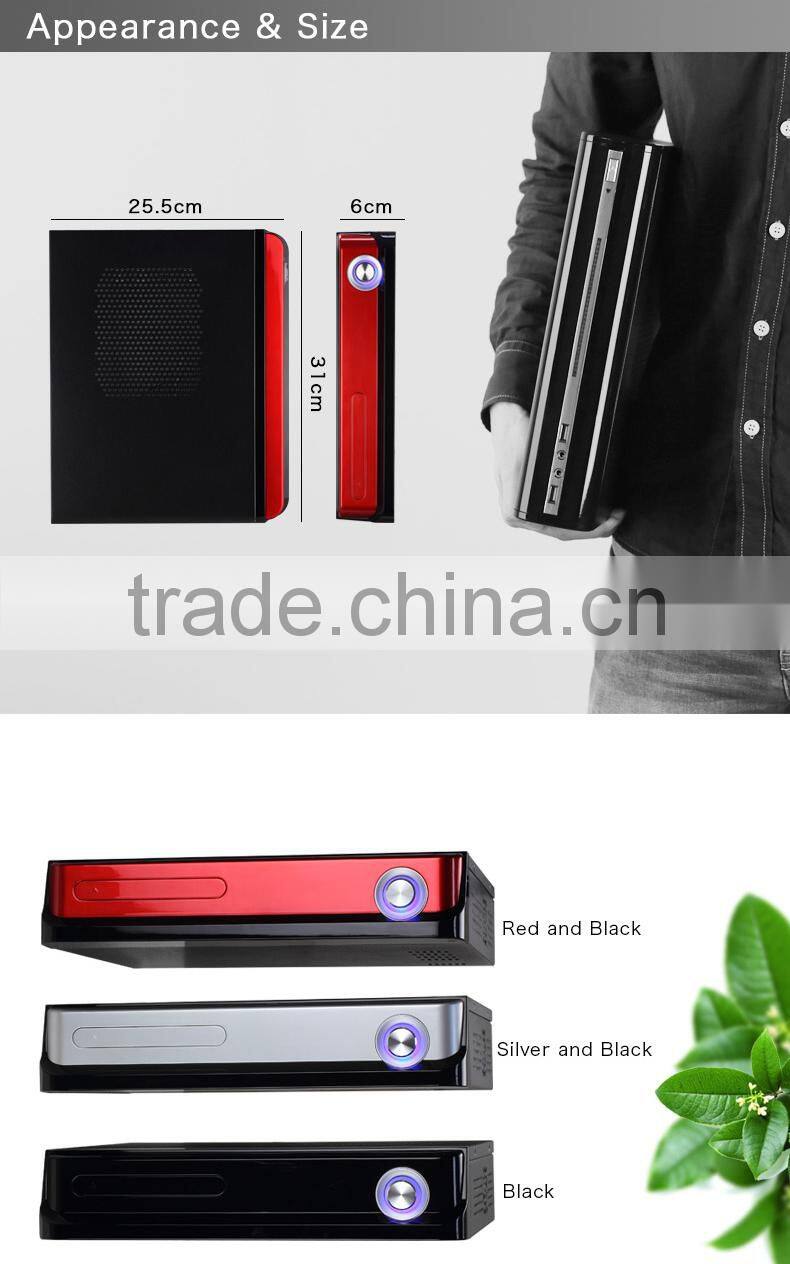 realan T02 mini htpc case/ mini itx destop casing with beautiful design