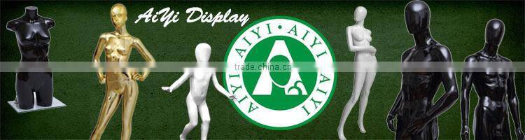 adjustable small skin color PP display make up kids mannequin