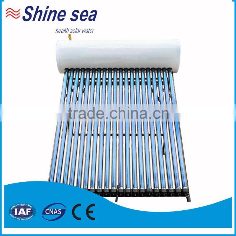 China manufacturer home water vacuum tubes solar heating system