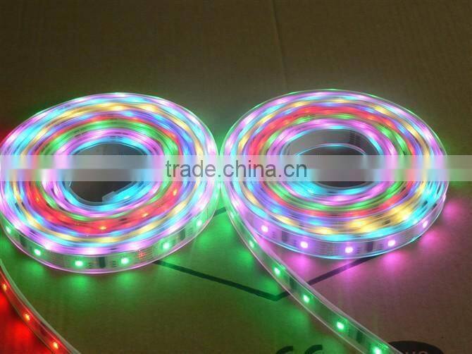 waterproof IP65 IC WS2812B led strip smd 5050 144 led strip ws2812