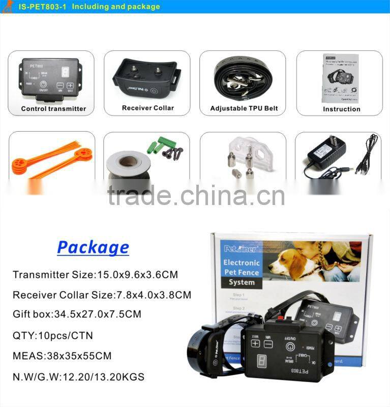 Hot Selling Dog Fencing Device Safe Electric Wireless Pet Fence