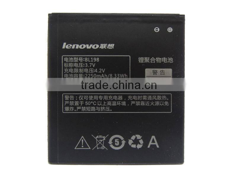Rechargeable Batteries BL198 Li-ion Batterie For Lenovo AKKU A860E S890 A850 A830 K860 K860I S880 S880i A678T Battery