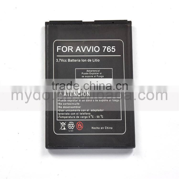 OEM 100% new product mobile phone battery for avvio 765,for avvio 765 battery