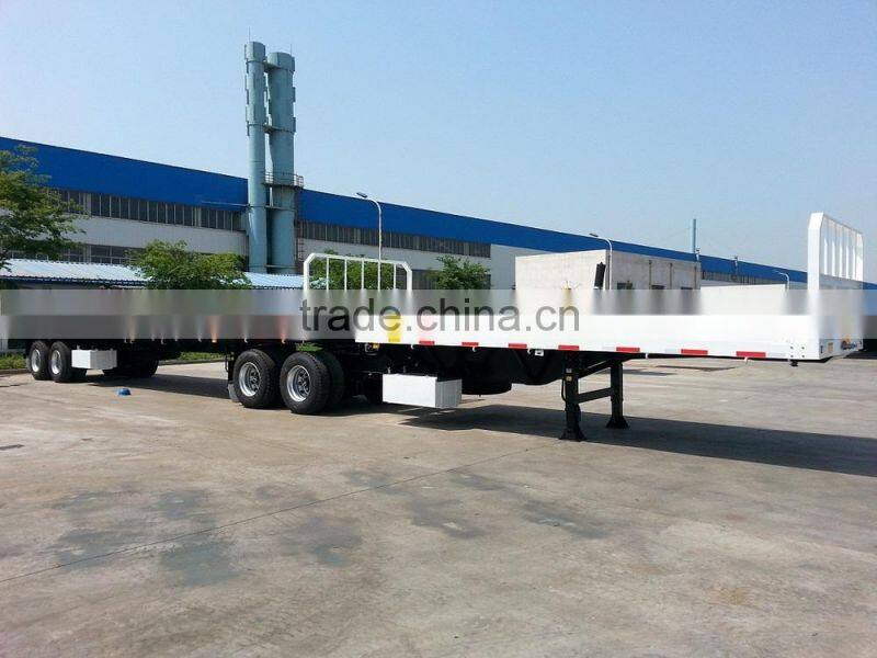 2 axle flatbed interlink / tandem flatbed semi trailer for sale