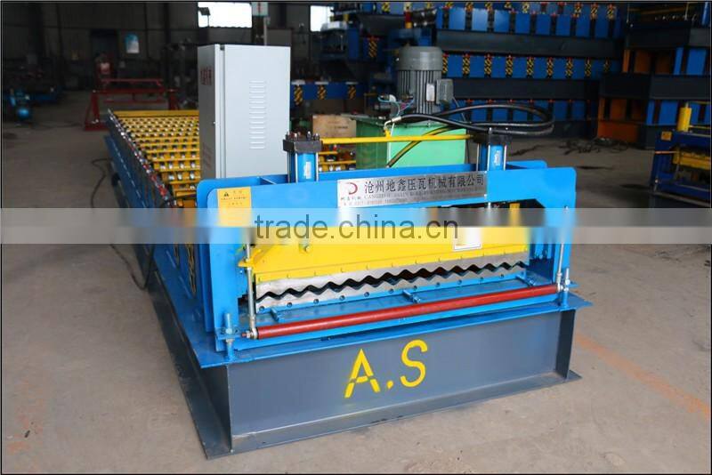 Popular used metal corrugated roofing sheets making machine