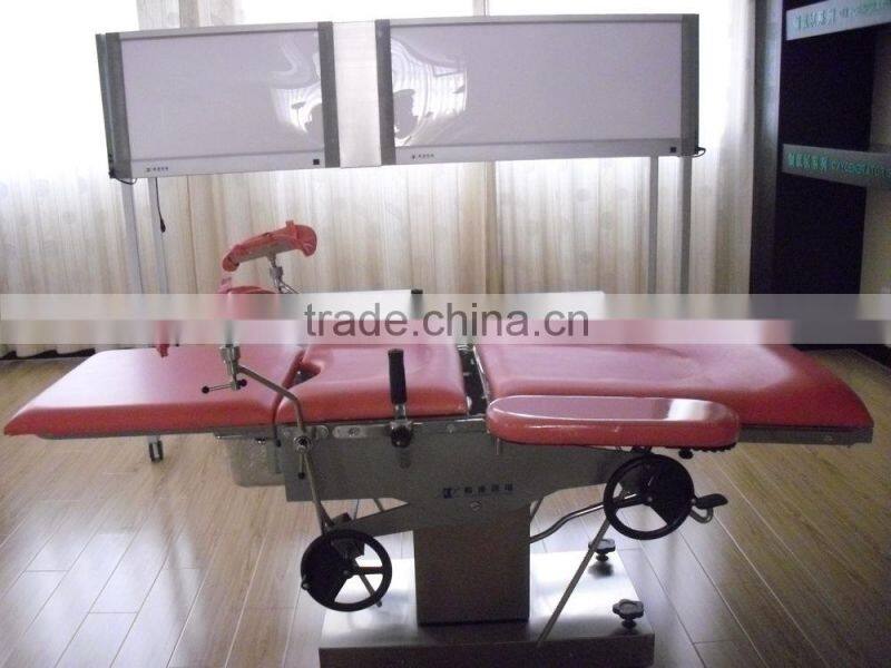 manul hydraulic obstetric delivery table labor delivery table