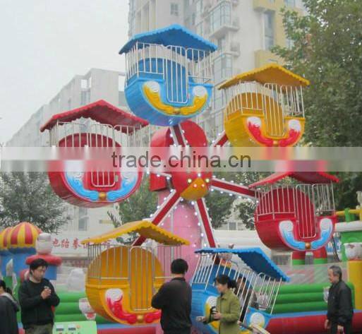 Cheap Kiddie mini ferris wheel with 10 seats