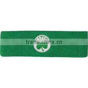 Custom embroidered elastic sport sweatband headband