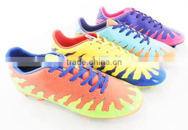 2016 Wholesale Customized Brand Outdoor Indoor Football Soccer Shoes