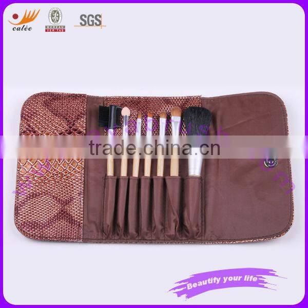Fashionable Cosmetic Brush Travel Set 7 piece