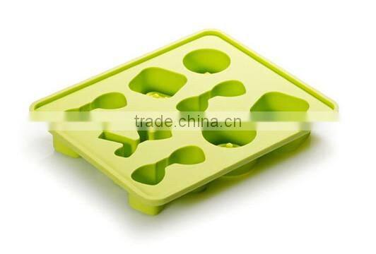 Cubette Mini Ice Cube Trays~Colored Fashion Original 8 Types DIY boe per Tray 2014