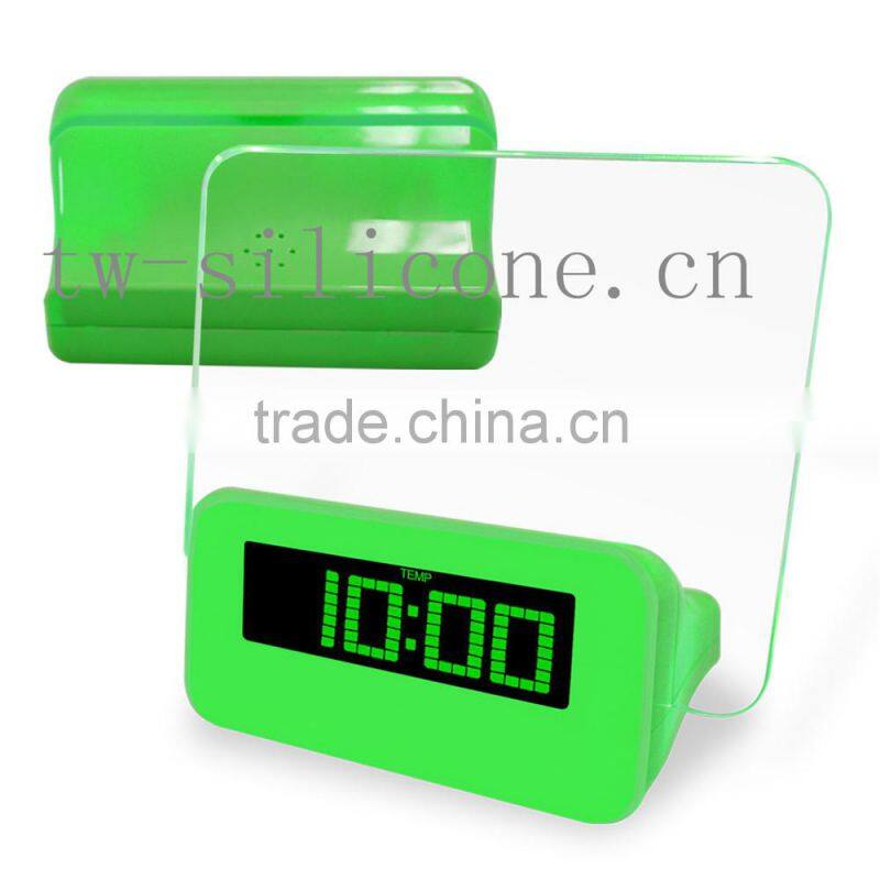 Fancy digital projcetor alarm clock led alarm clock with usb port