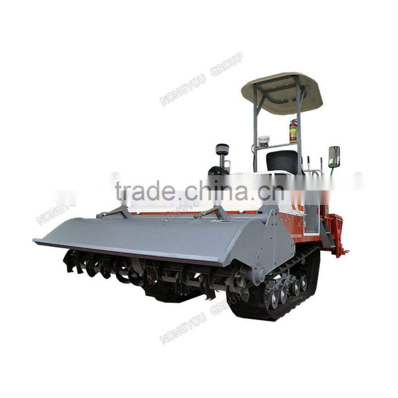 Customizable Rotary Tiller Manufacturers Rotary Tiller Machine Crawler Track Rotary Cultivator With Lime Spreader 2FG-180