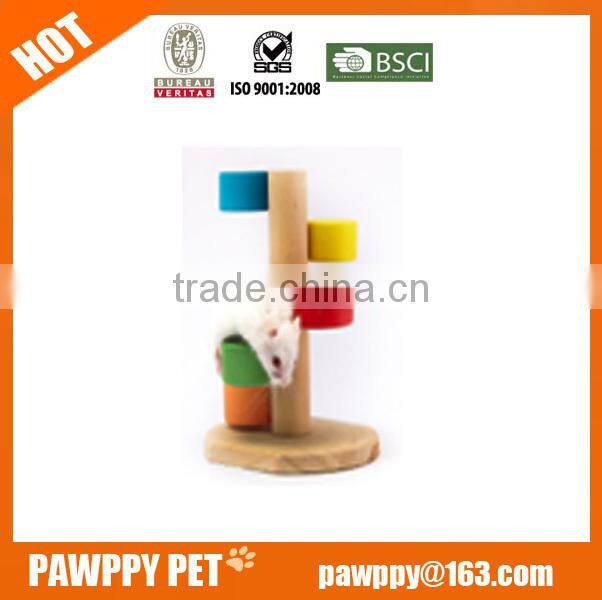 Fun hamster wooden toy climbing toy for small animal