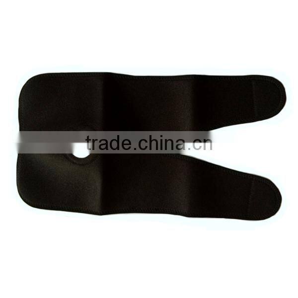 Adjustable Sports Leg Knee Support Brace Wrap Protector Pads Cap Patella Guard 2 Spring Bars, One Size, Black