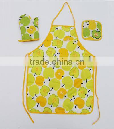 Wholesale high quality fashion complete kitchen textile set