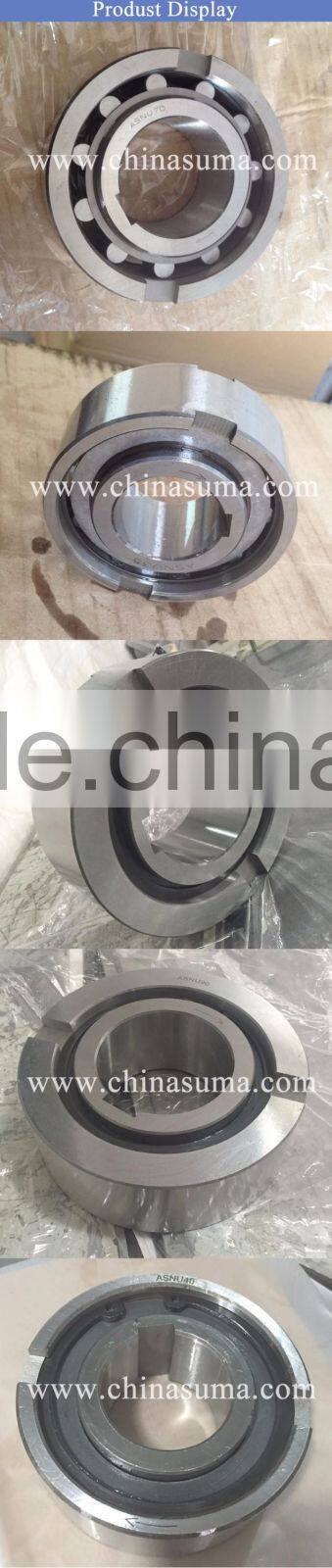 ASNU90 roller type one way indexing clutch bearing