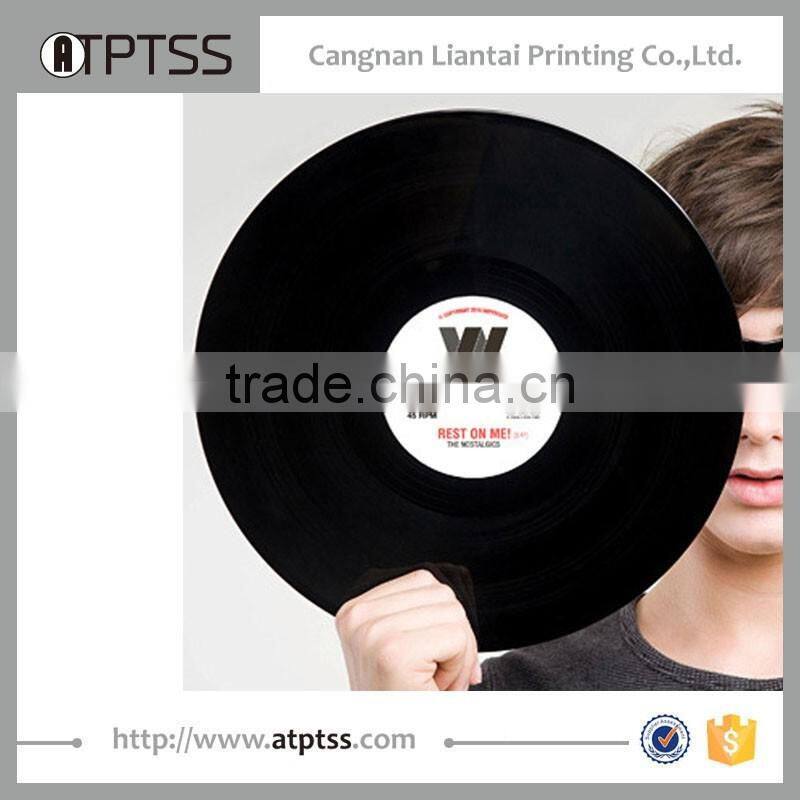 New style design Black plastic record meal pad