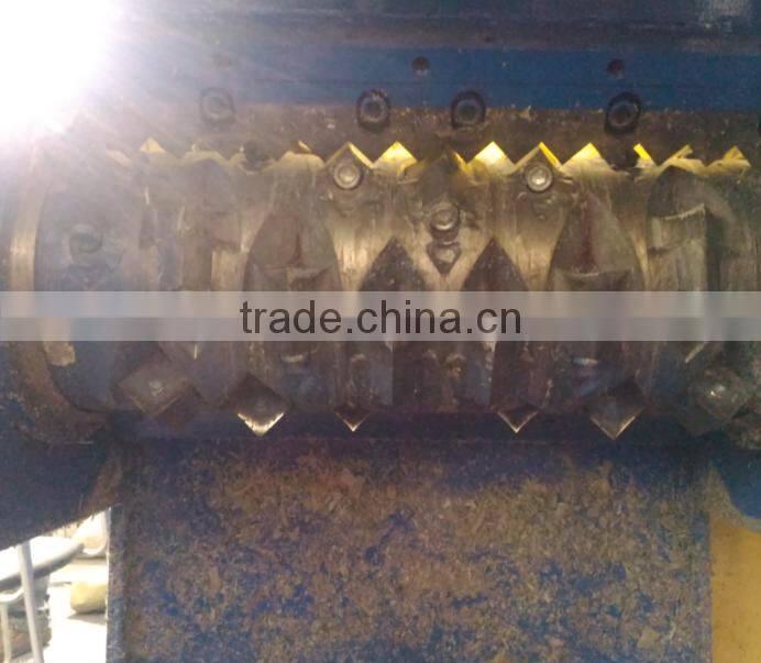 solid plastic rubber waste paper shredder industry wood shredder