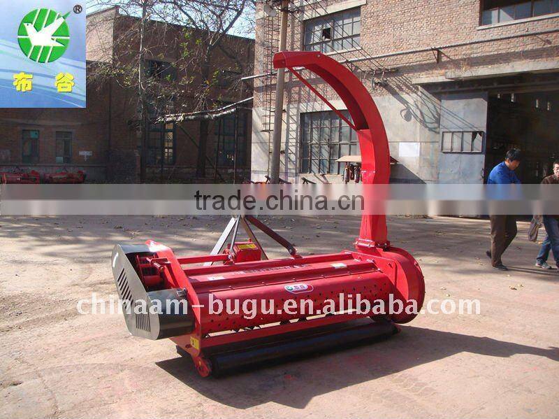 4JQ-1.8 straw chopper mulcher shredder with collector