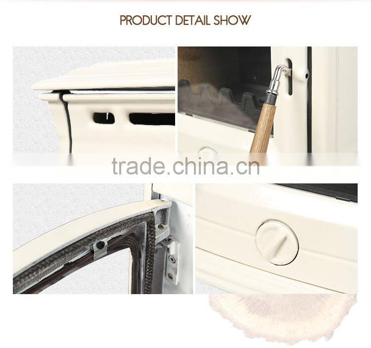 Multi fuel type wooden burning stove/fireplace heater HF905UCE Ivory white colour