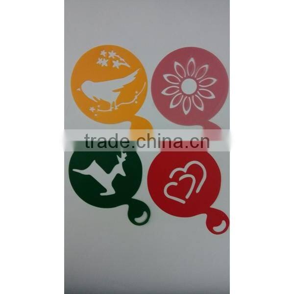 Plastic Cappuccino Coffee Stencil