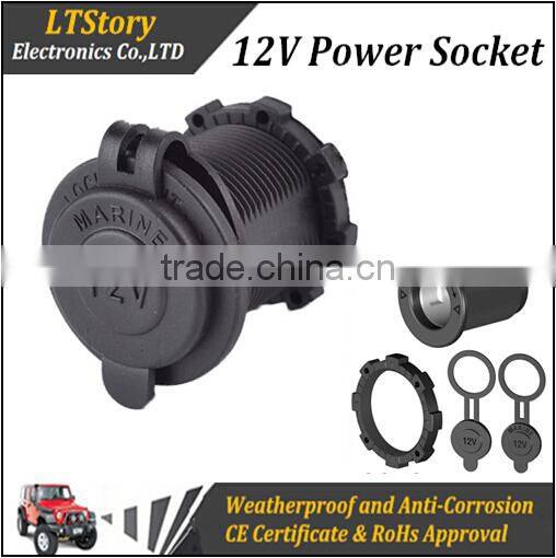 12V / 24V Cigarette Lighter Sockets Splitter Charger Power Adapter