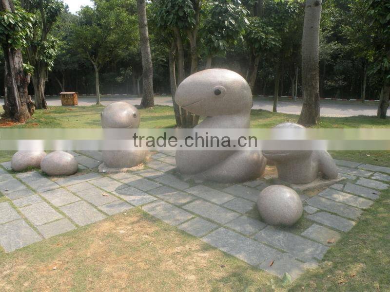 Outdoor Snake Stone Carved