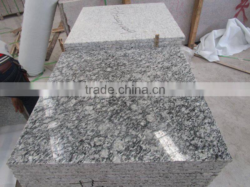Chinese Spoondrift white Spray white granite