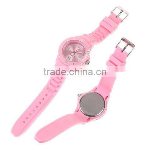 Fashionable waterproof Silicone Wrist Watch,colorful silicoen wrist watch,custom designed dial colorful watch wrist watch silico