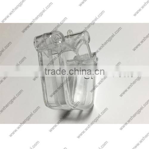 Cleverish portable cute transparent imperial crown plastic storage jewelry wedding box kit