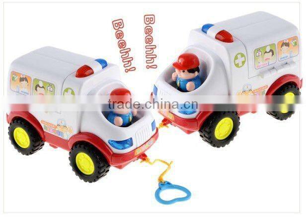 Supply fashion plastic kids ambulance toys small order