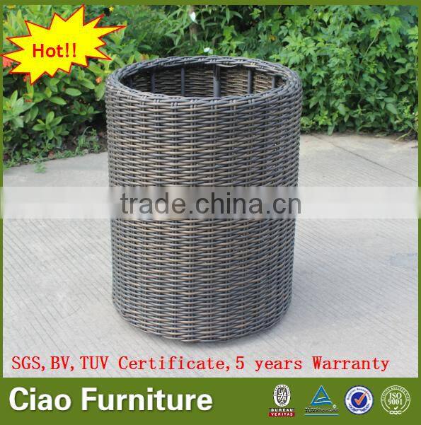 outdoor plant rattan flower pot garden furniture flower planter