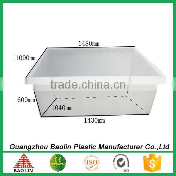 PE plastic rotomolded different colour square tank high quality for mass sales in China
