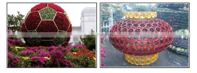 Big ball planter plastic smart dragon big size flower pot vertical garden