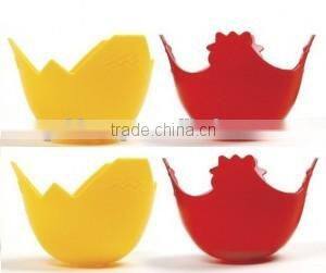 Single cup 100% food grade silicone egg cooker