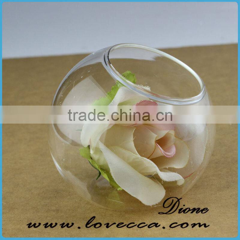 Hanging glass terrarium/ clear glass terrarium globe/ glass ball terrarium