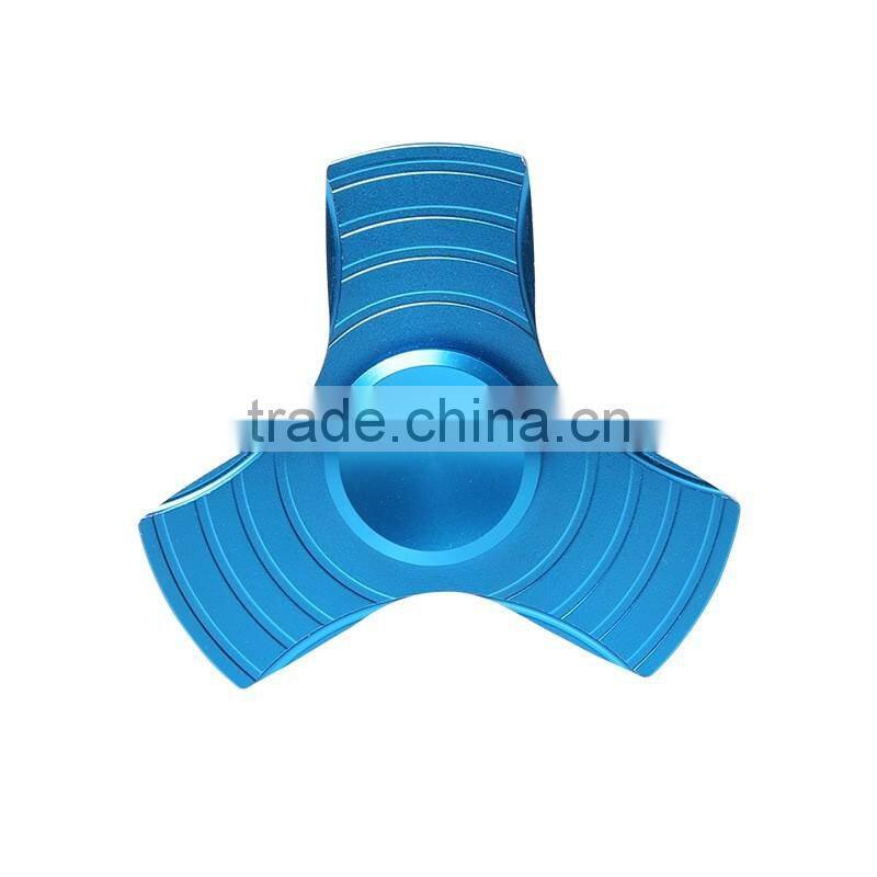 Wholesale metal Hand Finger spinner aluminum alloy tri Fidget Spinner